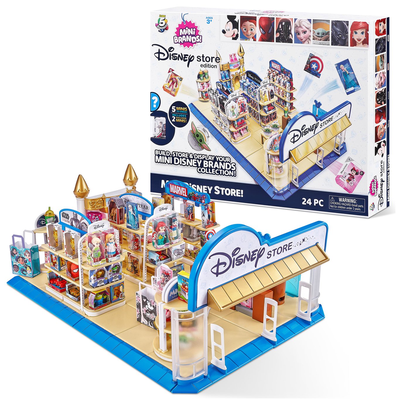 Zuru 5 Surprise Disney Store Mini Brands Toy Store Playset