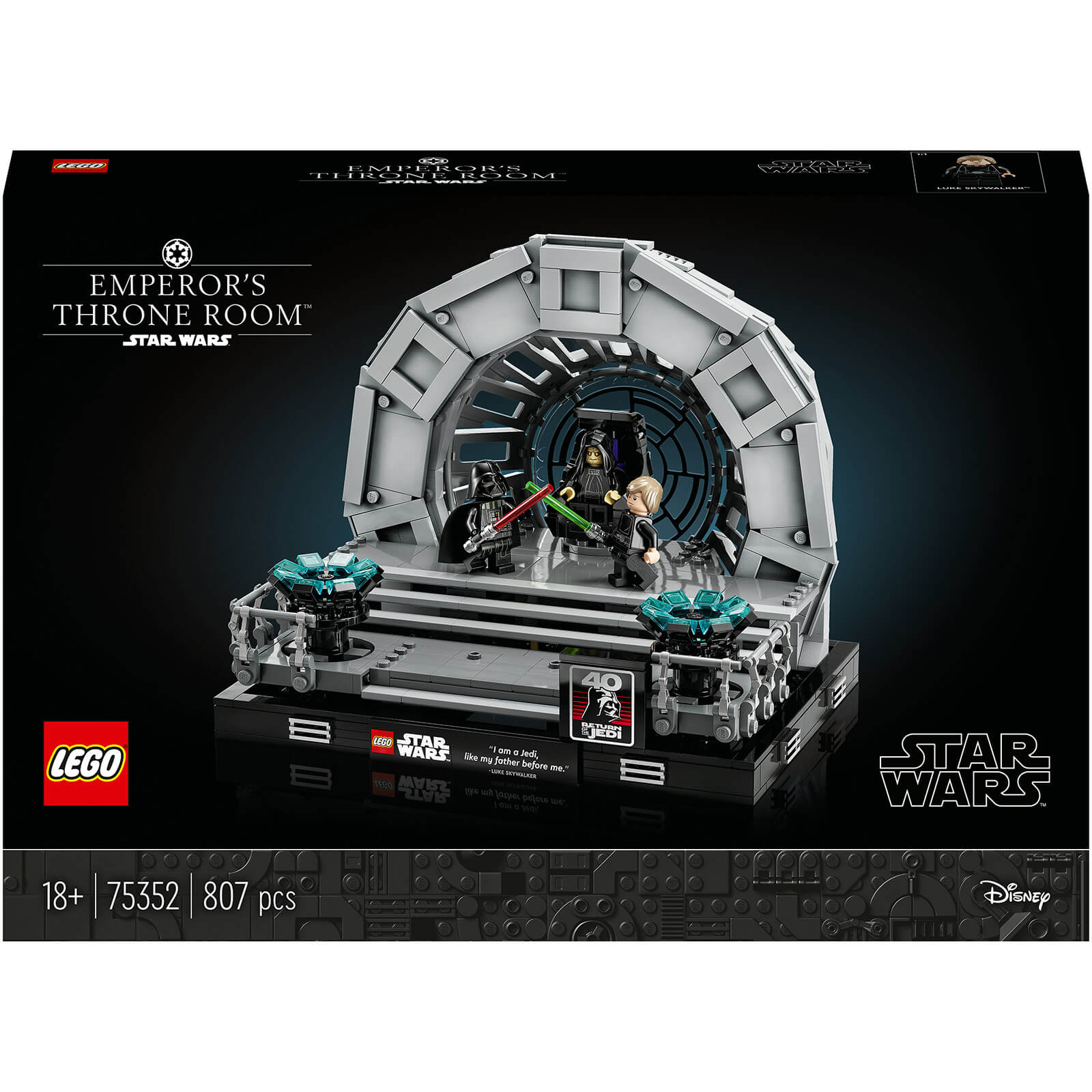 LEGO Star Wars: Emperor's Throne Room Buildable set (75352)