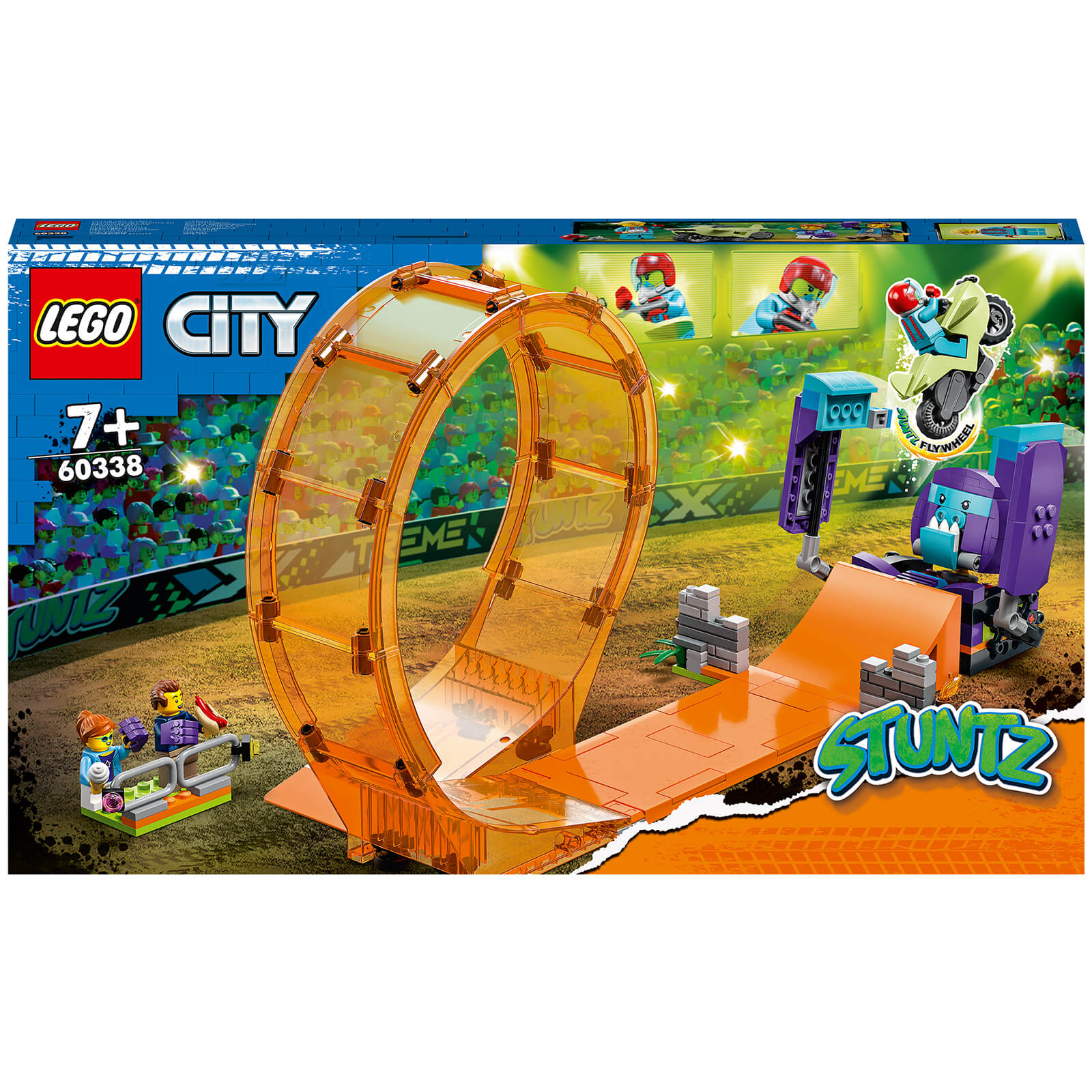 LEGO City Stuntz Smashing Chimpanzee Stunt Loop Set 60338
