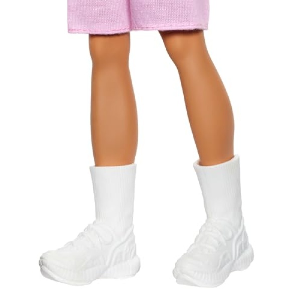 Barbie Fashionistas Ken Doll, Red Striped Top & Pink Shorts - Image 2