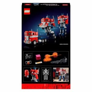 LEGO Icons Optimus Prime Transformers Robot Model Set 10302