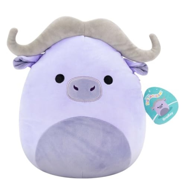 "Squishmallows 12"" Bradley The Purple Buffalo Plush Toy" - Image 5