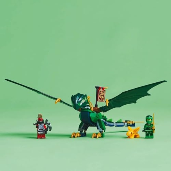 LEGO NINJAGO Lloyd's Green Forest Dragon Toy for Kids 71829 - Image 5