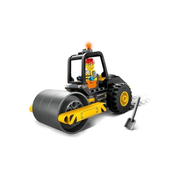 LEGO City Construction Steamroller Vehicle Toy Playset 60401 - Image 3