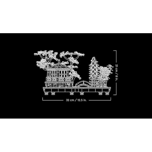 LEGO Icons Tranquil Garden Botanical Set with Flowers 10315 - Image 7