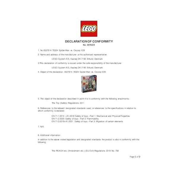 LEGO Marvel Spider-Man vs. Oscorp Building Toy 76324 - Image 8