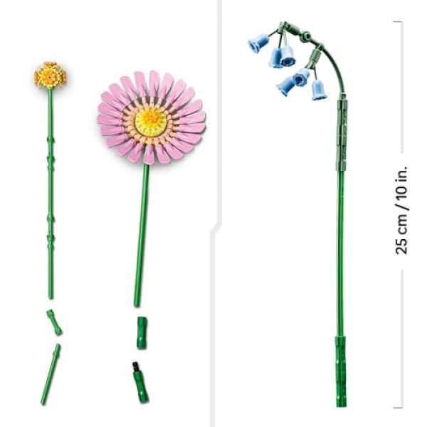 LEGO Botanicals Petite Sunny Bouquet, Toy Flowers Set 10347 - Image 4