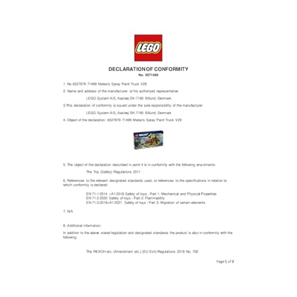 LEGO DREAMZzz 2in1 Mateo's Spray Paint Truck Toy Set 71499 - Image 8