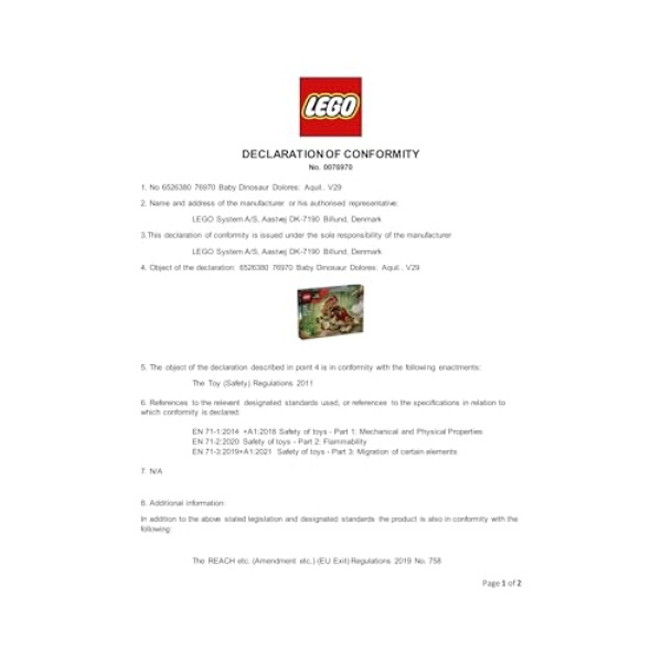LEGO Jurassic World Baby Dinosaur Dolores: Aquilops 76970 - Image 7