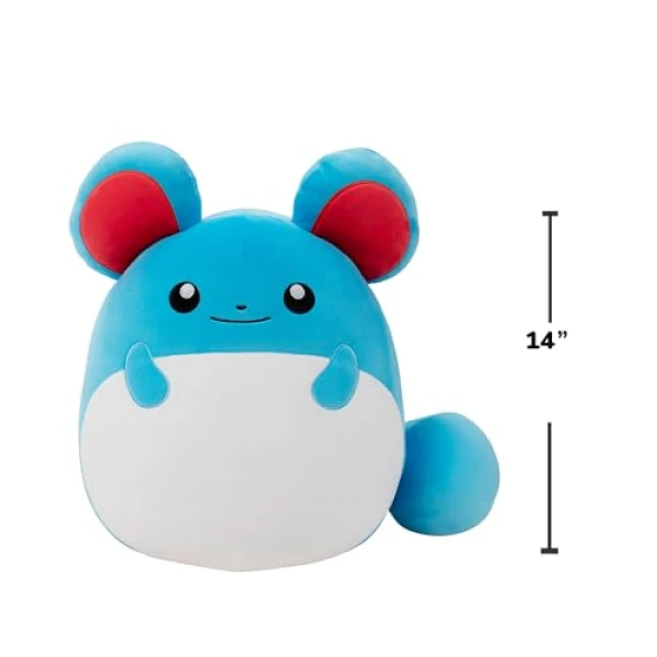 "Squishmallows Pokémon Marill 14"" Plush" - Image 5