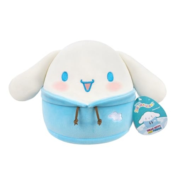 "Squishmallows Original Sanrio 8"" Dabodabo Hoodie Cinnamoroll" - Image 5