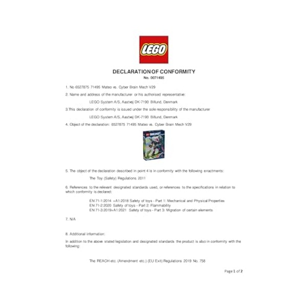 LEGO DREAMZzz 2in1 Mateo vs. Cyber Brain Mech Toy 71495 - Image 8