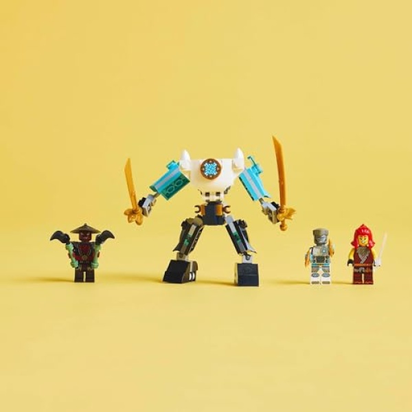 LEGO NINJAGO Zane's Battle Suit Mech Ninja Toy Set 71827 - Image 4