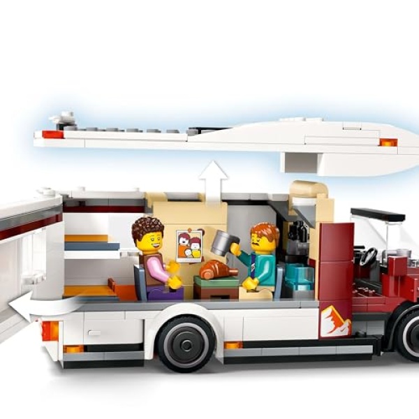 LEGO City Holiday Adventure Camper Van Toy Vehicle Set 60454 - Image 6