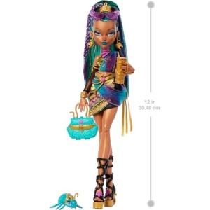 Monster High Nefera De Nile Doll, with Pet Scarab