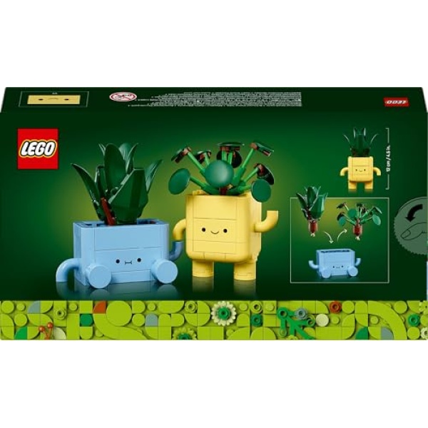 LEGO Botanicals Happy Plants Home Decor Building Set 10349 - Image 8
