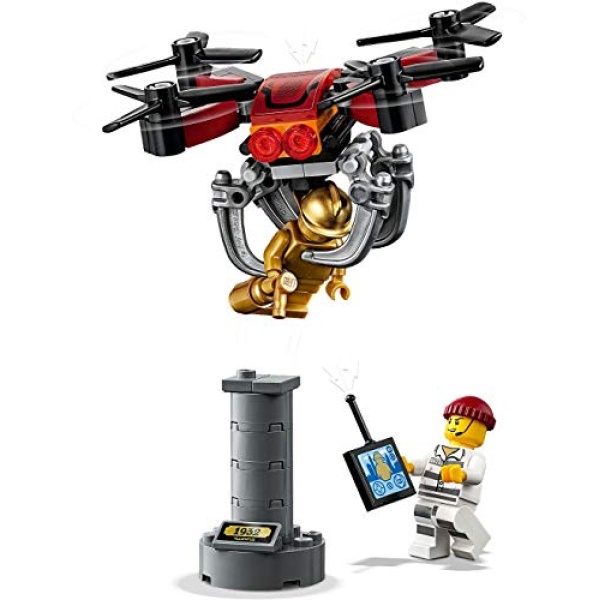 LEGO City Sky Police Drone Chase Toy  Helicopter - 60207 - Image 3
