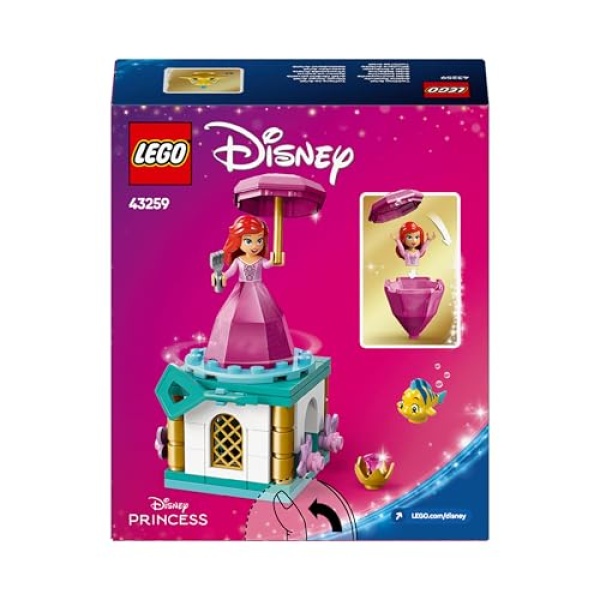 LEGO Disney Princess Twirling Ariel Building Toy Set 43259 - Image 9