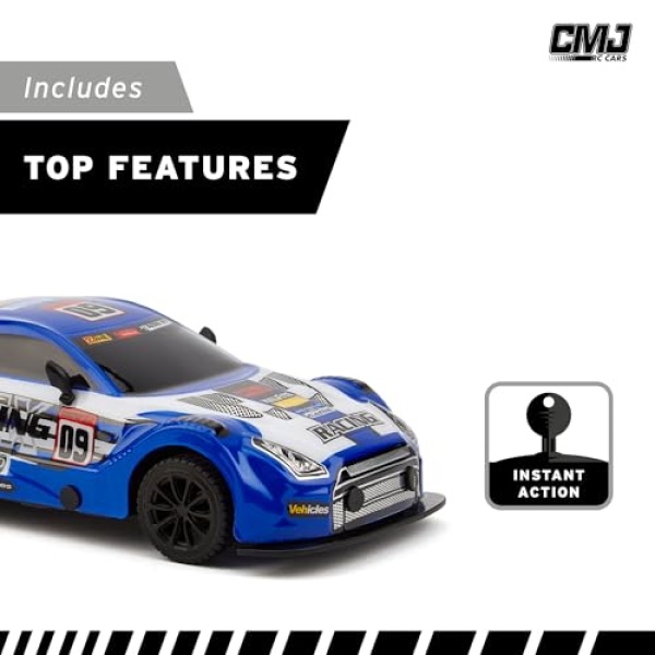 CMJ RC Cars 1:24 Scale Road Rebels - Blue - Image 9