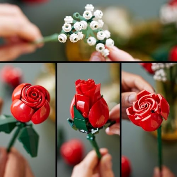 LEGO Icons Bouquet of Roses Flowers Set for Adults 10328 - Image 4