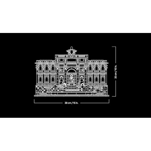 LEGO Architecture Trevi Fountain Model Set for Adults 21062 - Image 6