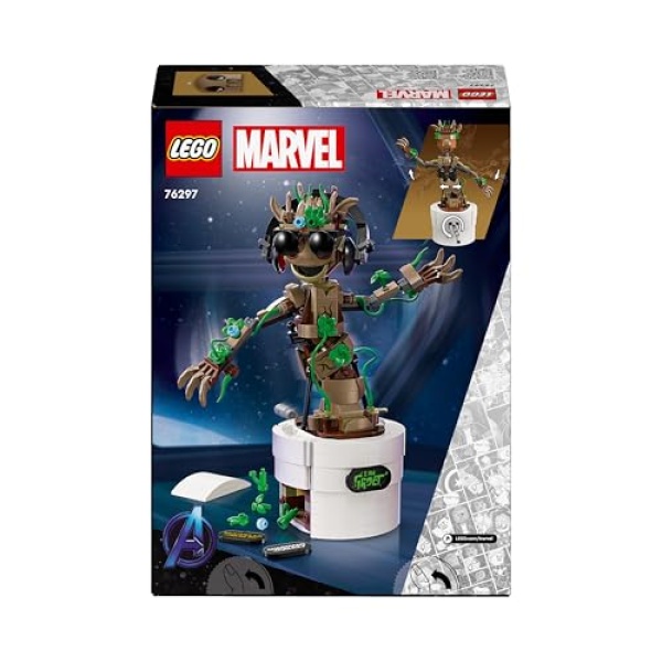 LEGO Marvel Dancing Groot Buildable Animated Toy 76297 - Image 7