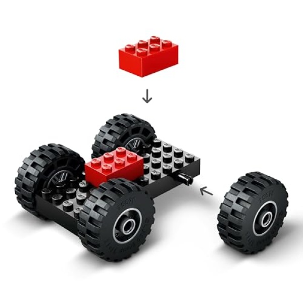 LEGO City Yellow Construction Wheel Loader Vehicle Toy 60450 - Image 6