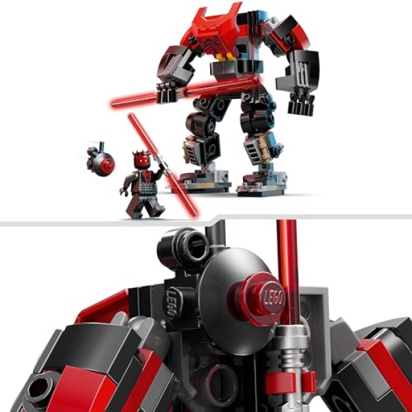 LEGO Star Wars Darth Maul Mech Building Toy for Kids 75411 - Image 2