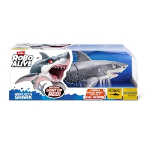 Robo Alive White Shark Attack Toy