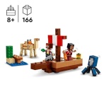 LEGO Minecraft The Pirate Ship Voyage Building Toy Set 21259
