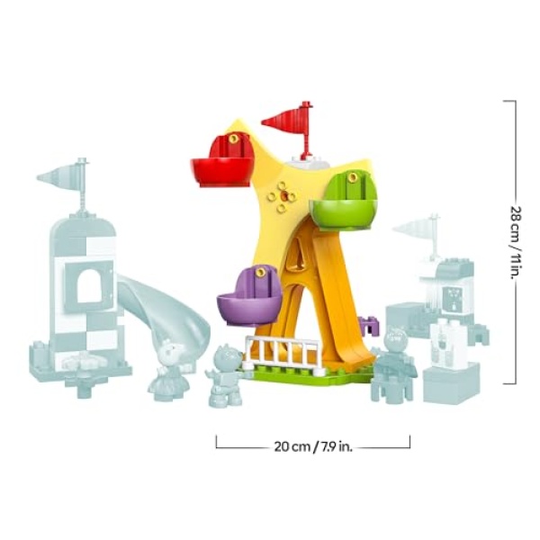 LEGO DUPLO Peppa Pig Funfair Toddler Learning Toy 10453 - Image 8