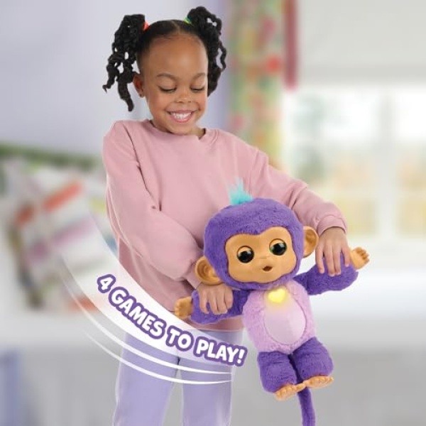 Fingerlings Care 'n' Cuddles Interactive Baby Monkey - Image 3