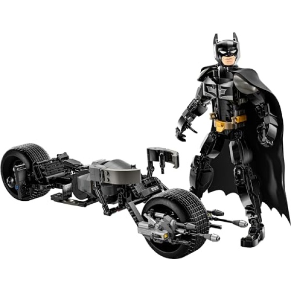 LEGO DC Batman Construction Figure & the Bat-Pod Bike 76273 - Image 3