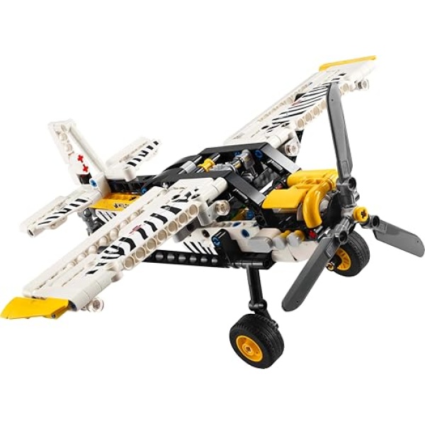 LEGO Technic Bush Plane Building Toy Set for Kids 42198 - Image 3