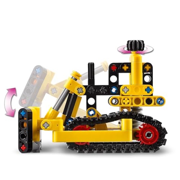 LEGO Technic Heavy-Duty Bulldozer Construction Toy 42163 - Image 3