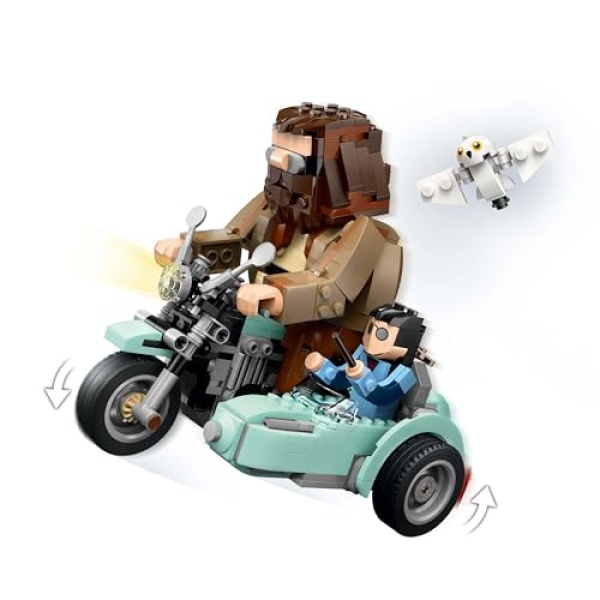 LEGO Harry Potter Hagrid & Harry's Motorcycle Ride Toy 76443 - Image 5