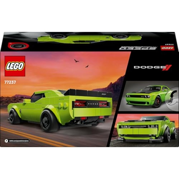 LEGO Speed Champions Dodge Challenger SRT Hellcat Car 77237 - Image 8