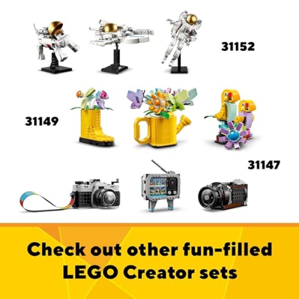 LEGO Creator 3in1 Retro Roller Skate & Toy Skateboard 31148 - Image 7