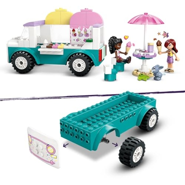 LEGO Friends Heartlake City Ice Cream Van Creative Toy 42644 - Image 2