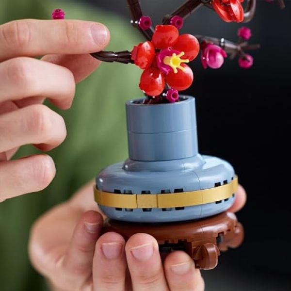 LEGO Icons Plum Blossom Flower Building Set for Adults 10369 - Image 4