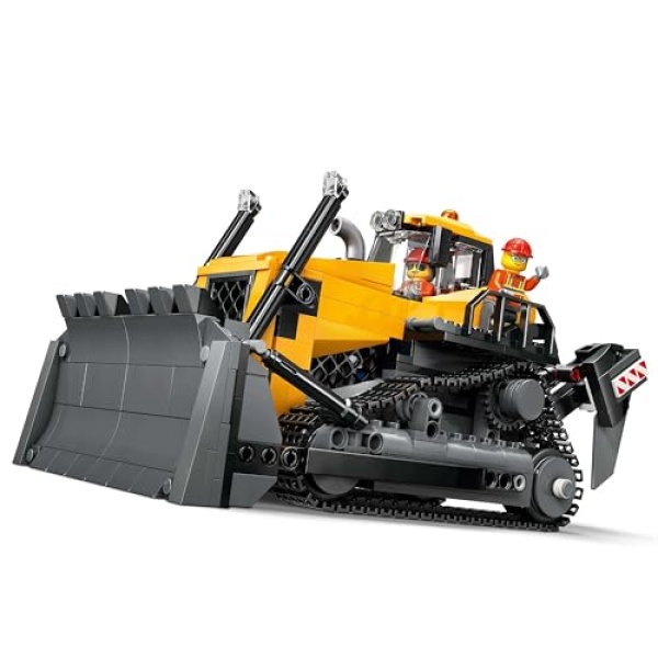 LEGO City Yellow Bulldozer Construction Vehicle Toy 60466 - Image 3