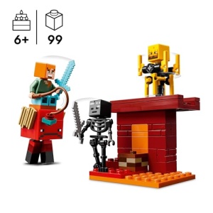 LEGO Minecraft The Nether Lava Battle Building Toy 21266