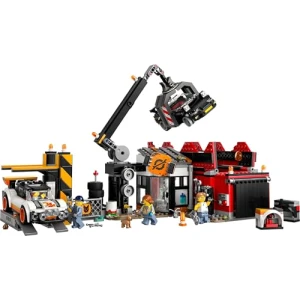 LEGO City Scrapyard with Cars, Building Toy Set 60472