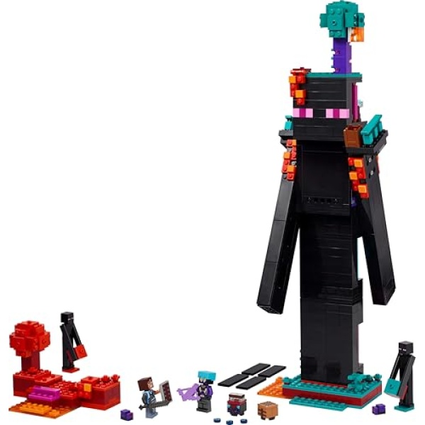 LEGO Minecraft The Enderman Tower Toy with Figures 21279 - Image 3