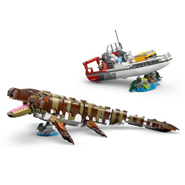 LEGO Jurassic World Mosasaurus Boat Mission 76974 - Image 7