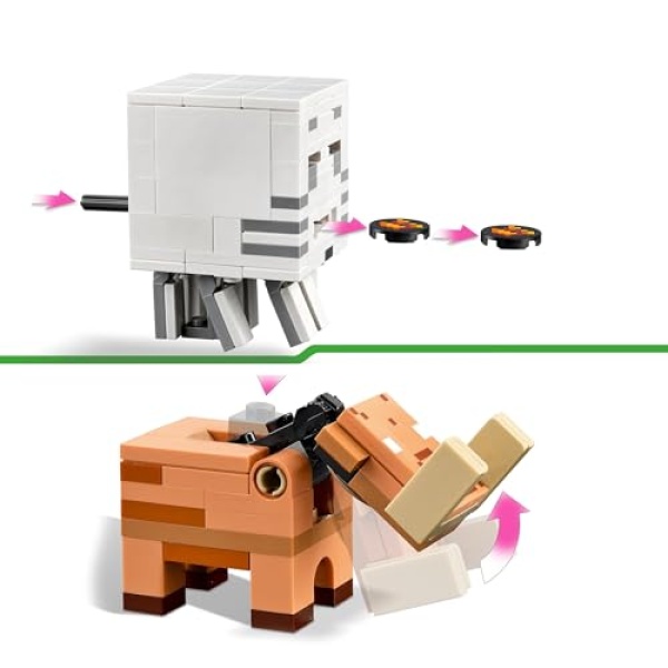 LEGO Minecraft The Nether Portal Ambush Building Toy 21255 - Image 4