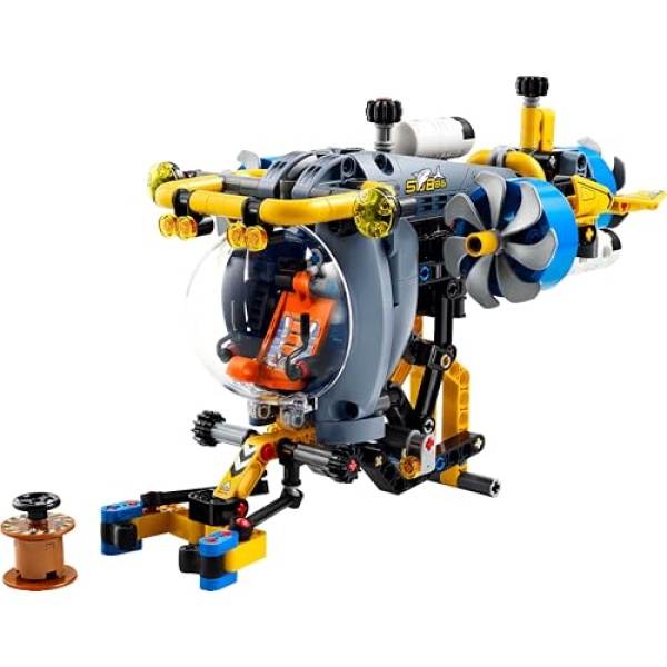 LEGO Technic Deep-Sea Research Submarine Building Toy 42201 - Image 3