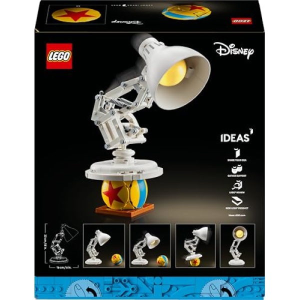 LEGO Ideas Disney Pixar Luxo Jr. Set for Adults 21357 - Image 6