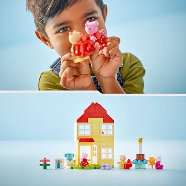 LEGO DUPLO Peppa Pig Birthday House Toy for Toddlers 10433 - Image 5