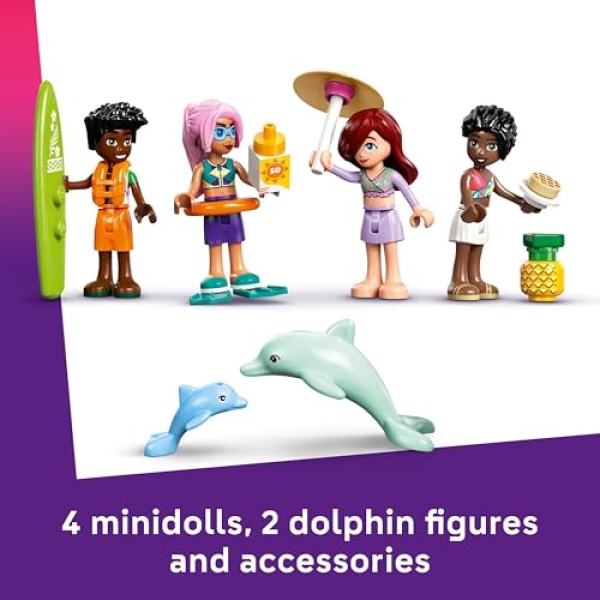 LEGO Friends Travel Boat Adventure Toy with 2 Dolphins 42664 - Image 6